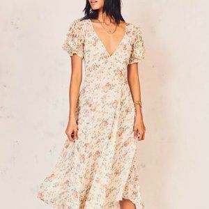 LoveShackFancy Clemence Dress in Floral Confetti